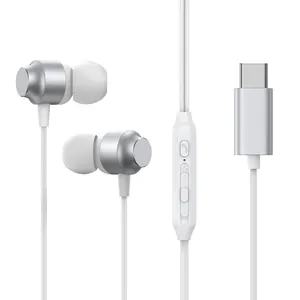 JOYROOM niedriger Preis Original 3D Stereo-Sound starker Bass Typ C In-Ear-Kopfhörer Mobiltelefon kabelgebundene Ohrhörer