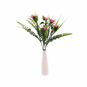 CASAMAX WL CZ-4877C Fiori Artificiali Misti in Plastica 34cm Moderni Premium per Compleanno Portatili Creativi Classici Durevoli - Product Image 2