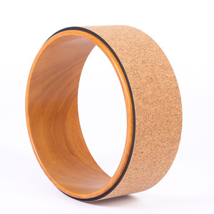 Rueda de Yoga Antideslizante para Gimnasio, Fitness y Yoga, Juego de Anillos de Pilates, Rueda de Yoga de Corcho - Product Image 2