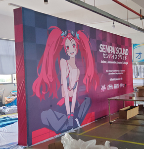 Đầy màu sắc hình ảnh pop-up biểu ngữ tường hiển thị đứng hợp kim nhôm <span class=keywords><strong>Backdrop</strong></span> đứng cho quảng cáo cho triển lãm Thương mại và triển lãm - Product Image 5