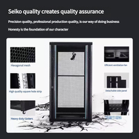 Armoire réseau 42U de haute qualité 19 pouces au sol support de serveur télécom finition dégraissée armoire réseau