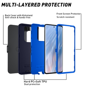 GSCASE <span class=keywords><strong>Precio</strong></span> al por mayor 3 en 1 con clip con paquete de caja Estuche de armadura de defensa para <span class=keywords><strong>Moto</strong></span> Edge 2025 5G - Product Image 4