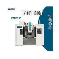 Centro de Mecanizado Vertical VMC650 en Oferta, Controlador CNC GSK, Husillo BT40, Husillo Único, Centro de Mecanizado Automático de 5 Ejes