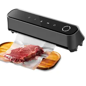 Kitchen Use Vacuum Food Sealer Machine Electric Plastic Automatic Cordless Double-sizes Sealing Portable Home 12V DC Charging