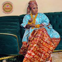 Robe Boubou Dashiki Africaine Bazin Riche de Première Qualité 2026, Modèle Original Traditionnel du Mali pour Mariage et Mariée