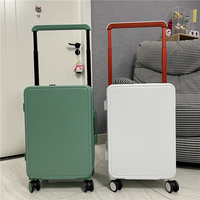 Valise à bagages avec une large poignée continuer avec serrure approuvée par la TSA sac de voyage léger avec roues pivotantes valise PC