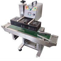 Machine continue de scellage par induction électromagnétique de bureau de 20 à 120mm bouteilles de produits chimiques boîtes de scellage en aluminium Fol