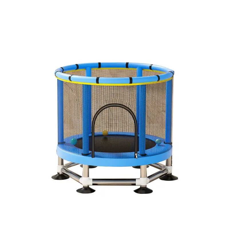 Home children's trampoline with protective net children's toys jumping bed fitness adults can be manufacturers direct sales