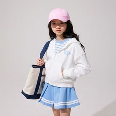 Felpa con cappuccio in morbido cotone a manica lunga con cerniera a 2 vie da ragazza Design stampato per bambini per le stagioni autunnali primaverili invernali