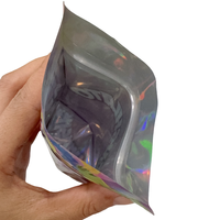 Sacs en Mylar holographiques exotiques à fermeture éclair de 1g, 2g, 3.5g, 7g, 14g, 28g, 16OZ, nouveaux