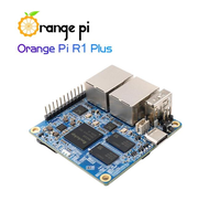 Routeur de voyage portable Orange Pi R1 Plus SBC OpenWRT avec double GbE, 1 Go Rockchip RK3328, prend en charge Android 9/Ubuntu/Debian Orange Pi