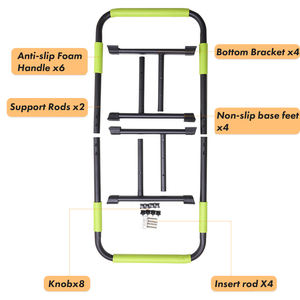 حامل تمارين الضغط القابل للتعديل، قضبان متوازية للتمارين الرياضية، أدوات الجمباز - Product Image 3