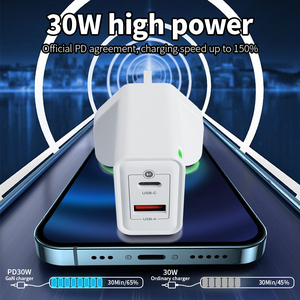 Oem ODM 30W sạc tốc độ cao sạc nhanh USB sạc C Cổng chúng tôi cắm USB sạc cho i loạt điện thoại <span class=keywords><strong>Android</strong></span> điện thoại - Product Image 5