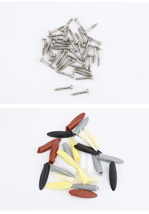 Modern ABS Two-in-one Shelf <b>Bracket</b> Furniture Connector with Decorative Screw Cover for Cabinet Disassembly and Easy Assembly - Product Image 5