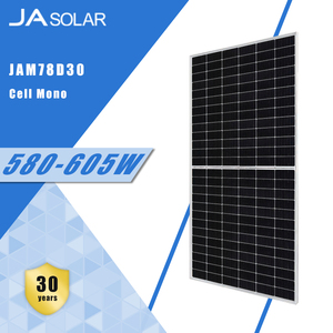 Module photovoltaïque bifacial JA Solar <span class=keywords><strong>JAM78D30</strong></span>-595MB à demi-cellules pour le stockage d'énergie, haute puissance, haute efficacité - Product Image 1