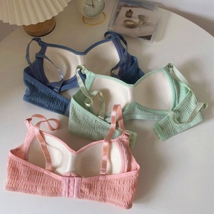 Ropa Interior Femenina <span class=keywords><strong>Japonesa</strong></span> Sin Costuras, Sujetador Delgado con Efecto Push-Up para Senos Pequeños, Sin Aro, Gran Compresión, Fabricante - Product Image 3
