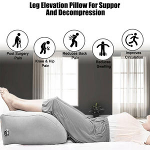 <span class=keywords><strong>Gonflable</strong></span> Genou Coussin Élévation Jambe Oreillers Voyage <span class=keywords><strong>Camping</strong></span> Dormir Wedge Oreiller Genou Coussin Gonfleur - Product Image 2