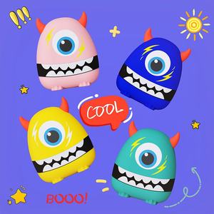 Tampon nominatif en plastique pour enfants, motif monstre de dessin animé, pour vêtements de bébé de maternelle, mignon, vente en gros - Product Image 2