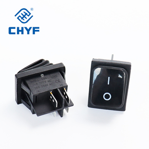 Không thấm nước 125V 250V 4 chân 2 vị trí ON/OFF Red vàng ánh sáng không thấm nước Rocker chuyển đổi cho thuyền xe - Product Image 6