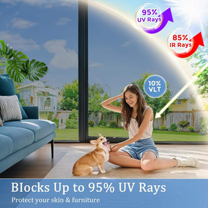 <span class=keywords><strong>Film</strong></span> adhésif décoratif pour fenêtre One Way Vision en PET avec protection <span class=keywords><strong>de</strong></span> la vie privée et blocage des UV pour immeuble <span class=keywords><strong>de</strong></span> bureaux - Product Image 5