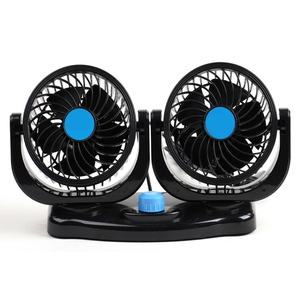 Fan Car Fans Direct Factory 4 Inch Low Noise Doubal Head 12V 24V Vehicle Fan Plastic Electric Cooling Car Fans Air Coolers