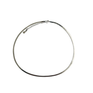 Collar de hueso de serpiente de plata de ley 925 Kaiming para mujer, estilo coreano, minimalista, para uso diario - Product Image 5
