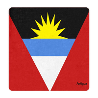 Bandanas carrés 100 % coton, drapeaux des Caraïbes, style hip-hop, pour le cyclisme, drapeaux de Saint Kitts, Barbade, Grenade