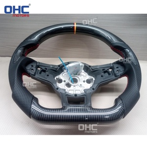 Volante Personalizado de Fibra de Carbono Real con Cuero Perforado/Alcantara para VOLKSWAGEN VW MK7 MK 7.5 GOLF <span class=keywords><strong>GTI</strong></span> 2013-2020 - Product Image 2