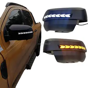 4x4 penutup lampu sein belok lampu LED mobil untuk Ranger T9 2022 2023 2024 ABS pelindung cermin spion eksterior
