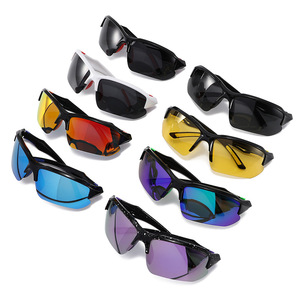 Occhiali da sole sportivi polarizzati a mezza montatura con lenti a specchio UV400, antiscivolo, per ciclismo, pesca, guida, corsa all'aperto, da uomo - Product Image 2