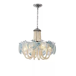 Lustre en verre <span class=keywords><strong>romantique</strong></span> pour salle à manger et salon Lumière chaude et confortable pour l'éclairage de la chambre principale - Product Image 6