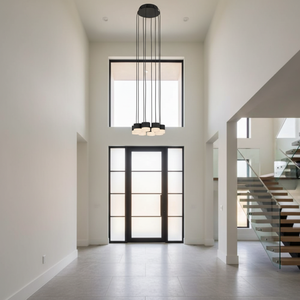 Lámpara de Araña de Alabastro Moderna para Decoración de Vestíbulo, Lámpara de Araña de Lujo para Sala de Estar, Vestíbulo de Hotel, Banquete, Proyecto Grande Personalizado, Lámpara de Araña para Escalera - Product Image 6