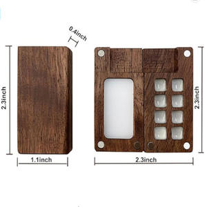 Mini étui de peinture <span class=keywords><strong>en</strong></span> bois pliant avec <span class=keywords><strong>palette</strong></span> de couleurs de tableau <span class=keywords><strong>blanc</strong></span> pour l'artisanat du bois Boîtes <span class=keywords><strong>en</strong></span> bois - Product Image 1