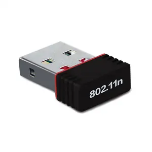 工厂价格RTL8188芯片组迷你USB 2.0无线适配器无线网卡802.11n 150Mbps网络无线适配器