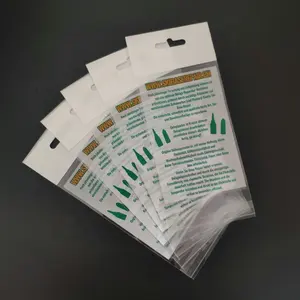 2024 New Design Self Adhesive Poly Opp Plastic Header Card Print Plastic Bag