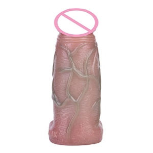 FAAK 13.5*4.9cm Juguete Sexual Realista de Pene, Funda para Alargamiento y Engrosamiento del Pene con Anillo para el Pene, Juguetes Sexuales Masculinos - Product Image 4