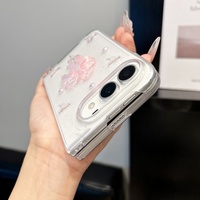 Casing HP Baru Model Daisy-full Screen Bow untuk iPhone Duo 18 Fold Samsung Galaxy Z Flip8 7 6 5 4 3 Z Fold 8 Ultra Cover