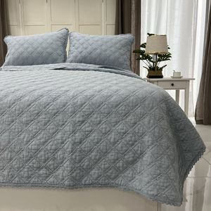 <span class=keywords><strong>Copriletto</strong></span> Trapuntato Personalizzato con Logo, Vendita all'Ingrosso, 100% <span class=keywords><strong>Cotone</strong></span> Organico, Trapunte Doppie Ricamate con Spedizione Gratuita - Product Image 1