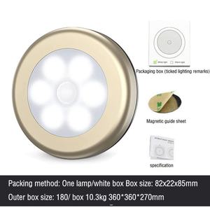 Lámpara de Inducción con Sensor de Movimiento para el Cuerpo Humano, Luz Nocturna LED a Pilas, Luz para Escaleras, Luz para Armario, Soporte para Lámpara de Inducción - Product Image 2