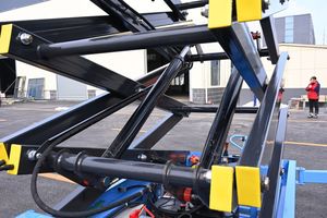 Plataforma Elevadora de Tijera <span class=keywords><strong>Genie</strong></span> GS-2669, Máquina Elevadora de Tijera Móvil Autopropulsada Hidráulica para Hoteles - Product Image 6
