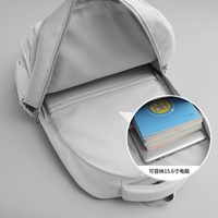 Mochilas Impermeables Masculinas, Mochila de Viaje Juvenil con Bolsillos Delanteros con Solapa, Mochila Escolar Multicompartimentos para Viajes Diarios