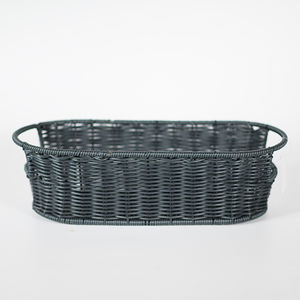 Factory Cheap Price Food Container Tray Plastic Organization Natural Fiber Rattan Basket