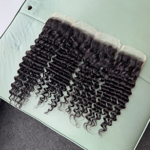 Vente en gros usine : Cheveux humains vierges brésiliens 100% naturels, closure HD Lace 4x4 Deep Wave, 14-20 pouces, sans nœuds, styles variés - Product Image 6