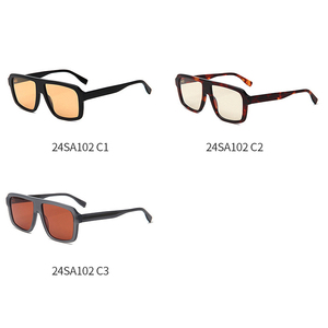 Custom Sunglasses Wholesale Black Glasses <b>Large</b> <b>Frame</b> Sunglasses Oem Acetate 2026 Glasses Luxury Square Sunglasses - Product Image 3