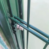 Grillage de protection robuste en fil d'acier galvanisé et revêtu de PVC double face anti-escalade pour entrepôts australiens