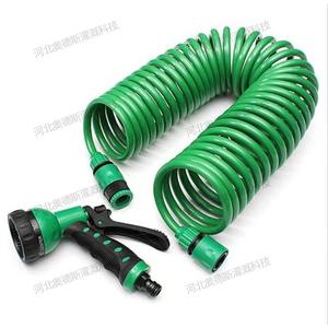 Tuyau d'arrosage extensible vert 15M avec pistolet de pulvérisation rétractable, kit d'irrigation - Product Image 1