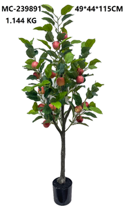 Longstar 61cm Künstlicher Birnbaum im Topf Künstliche Frucht-Bonsai-Pflanze für Heim-Tischdekoration für Garten Außen- und Innenbereich - Product Image 4