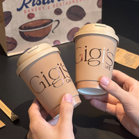 Gobelet à café à double paroi personnalisé, imprimé, jetable, écologique, biodégradable, recyclable, en papier de qualité alimentaire