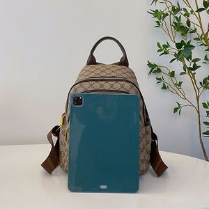 Fashionable Geometric Pattern Printed <b>Backpack</b>. Brand Designer Handbag. Made of High-quality PU Material.616 - Product Image 3