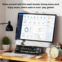 Écran de barre étiré 14,5'' 16:9 avec haut-parleur intégré, moniteur PC pour jeux portables, ordinateur portable, Raspberry Pi 5/4/3